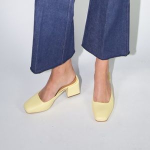 LOQ Lucia Mules in Yellow